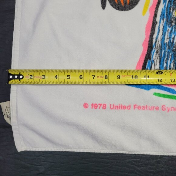 1978 Garfield The Cat Big Kahuna Beach Bath Towel Surf Cartoon‎ Vtg - Picture 8 of 16